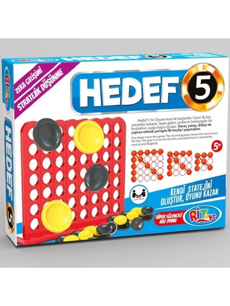  Hedef 5 Zeka ve Strateji Akıl Oyunu Sürükleyici Rakip Oyun