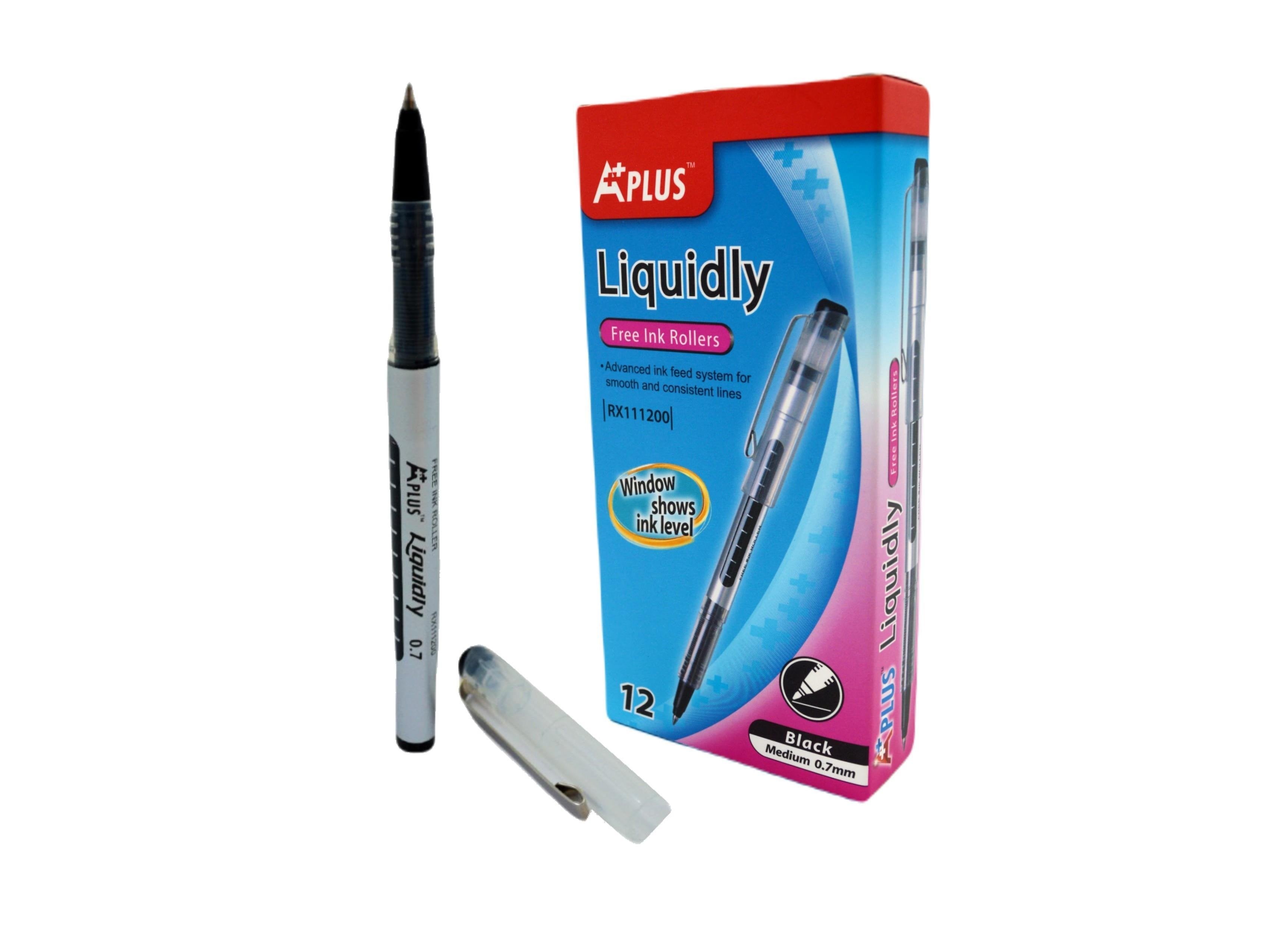 A Plus Jel Statik Kalem 12 Adet Black