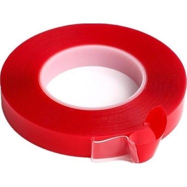 Akrilik Silikon Güçlü Çift Taraflı Bant 2 Metre 18 mm