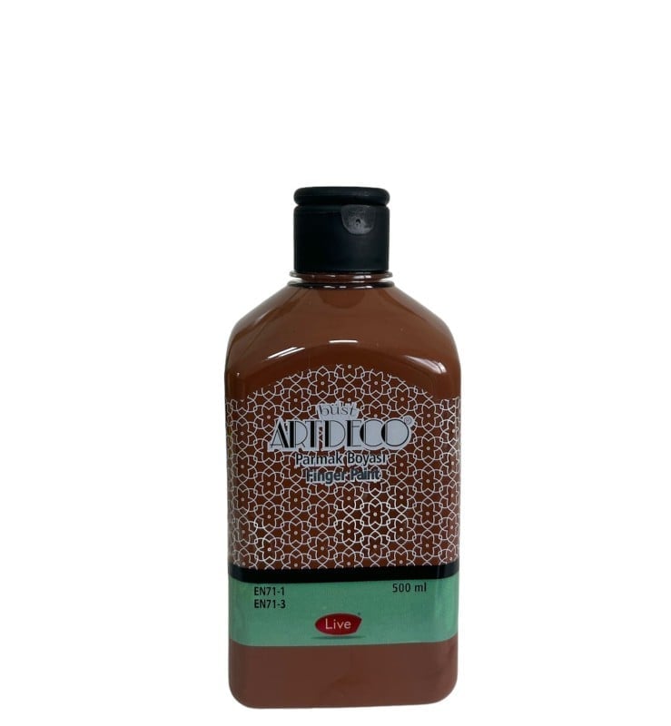 ARTDECO PARMAK BOYASI 500 ML KAHVERENGİ
