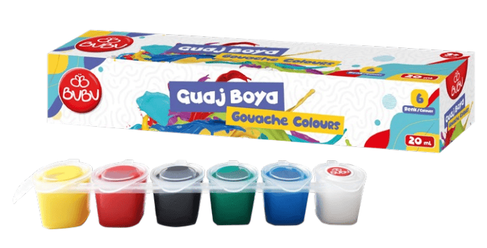 BUBU-GUA002 GUAJ BOYA 6 RENK 20 ML