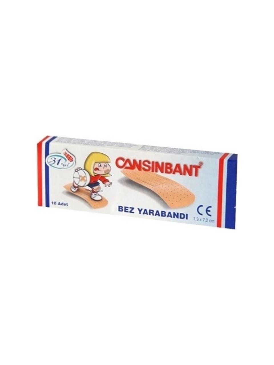Cansınbant Bez Yara Bandı 10'lu Paket 2 ADET