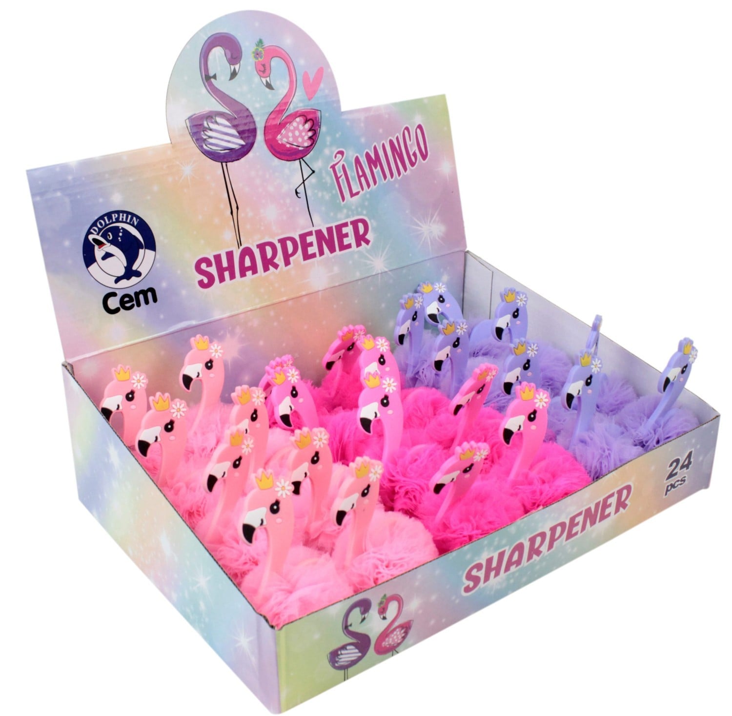 DOLPHIN PELUŞ KALEMTRAŞ FLAMİNGO
