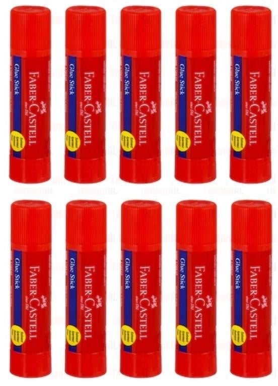 Faber-Castell Glue Stick Yapıştırıcı Katı Yapıştırıcı 20 gr Ruj Yapıştırıcı 3 Adet