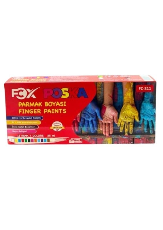 FCX FC-311 POSKA PARMAK BOYA 12'Lİ