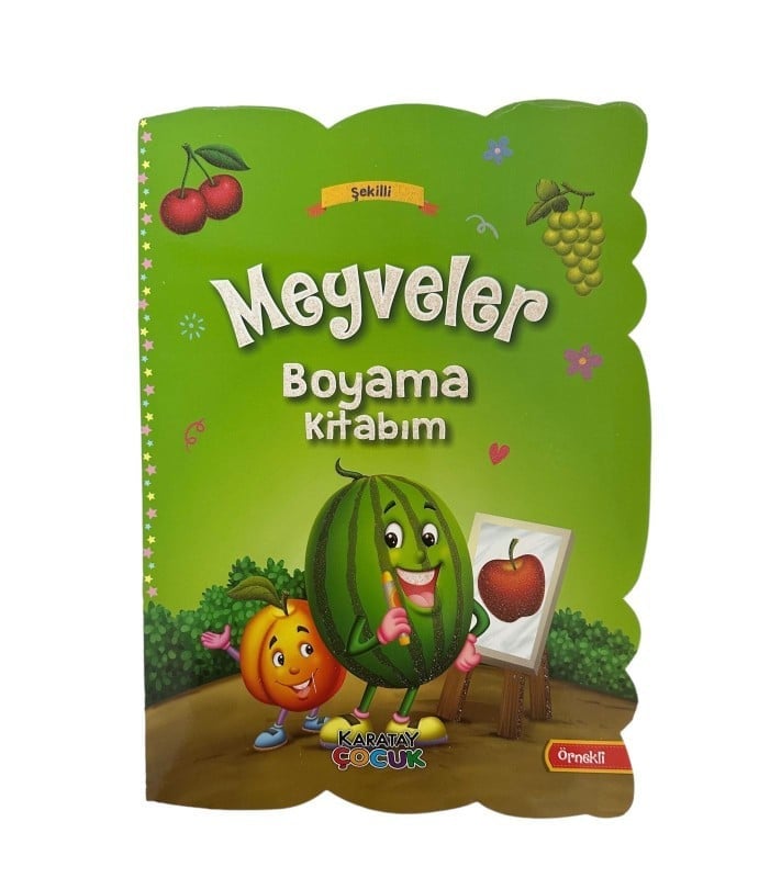 KARATAY BÜYÜK ŞEKİLLİ MEYVELER BOYAMA KİTABI
