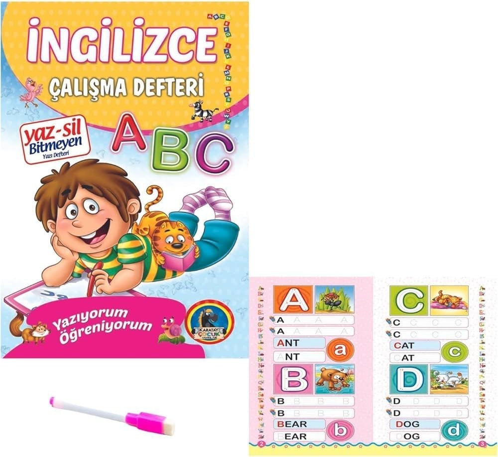 KARATAY YAZ-SİL ALFABE İNGİLİZCE