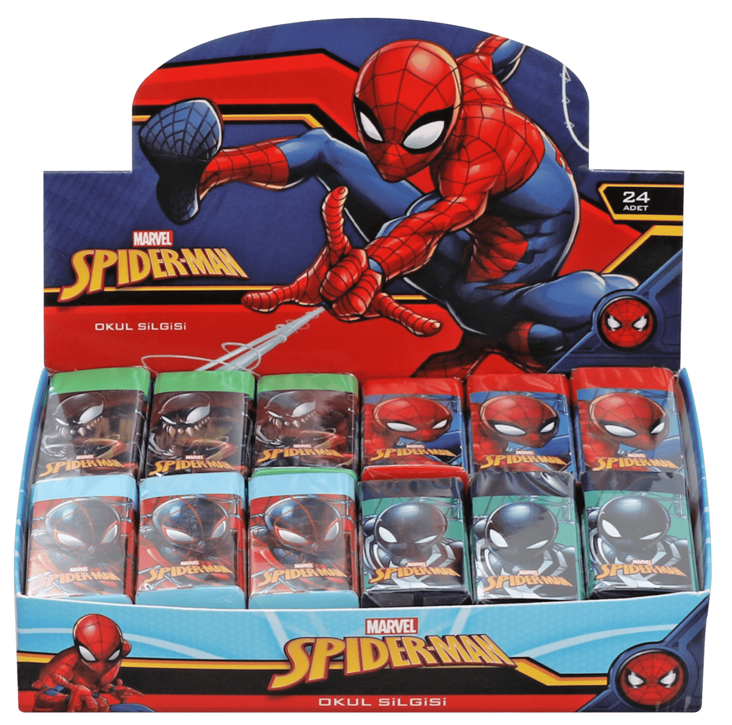 LİSANSLI SPIDERMAN  OKUL SİLGİSİ
