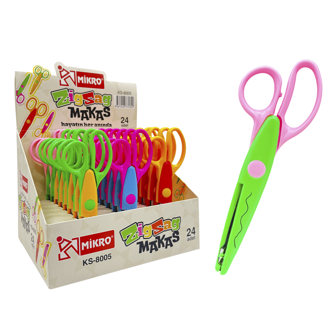 MİKRO KS-8005 ZİGZAK MAKAS 