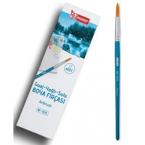 Mikro MF-1010 Guaj / Yağlı Boya / Sulu boya Fırçası NO:4