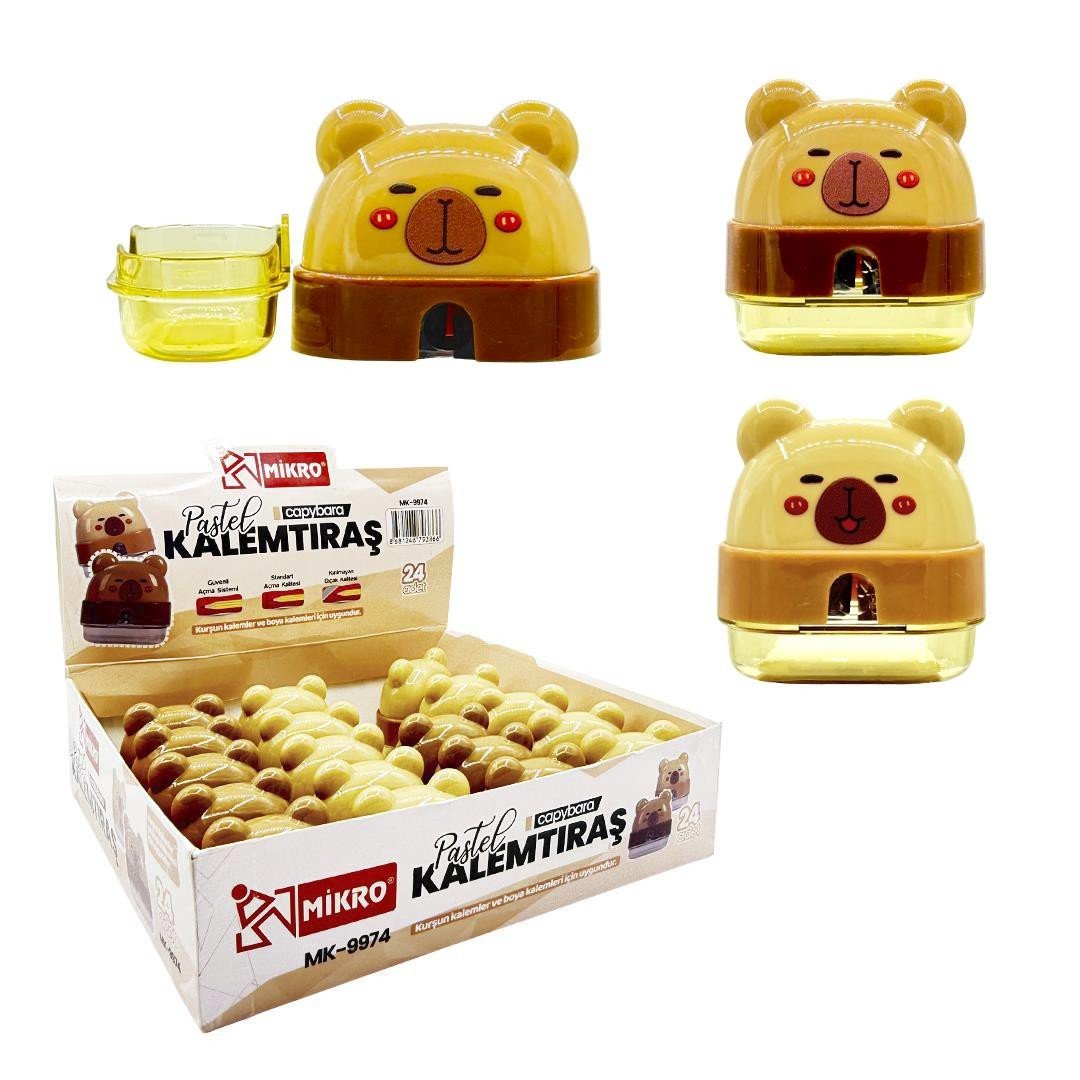 MİKRO MK-9974 KALEMTIRAŞ CAPYBARA