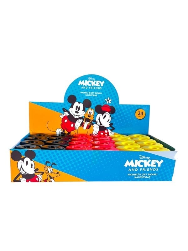 MINNIE MICKEY HAZNELİ ÇİFT BIÇAKLI KALEMTRAŞ 