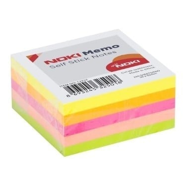 Noki Memo Stick 75X75 Mm 400 Yaprak Neon Yapışkanlı Not Kağıdı