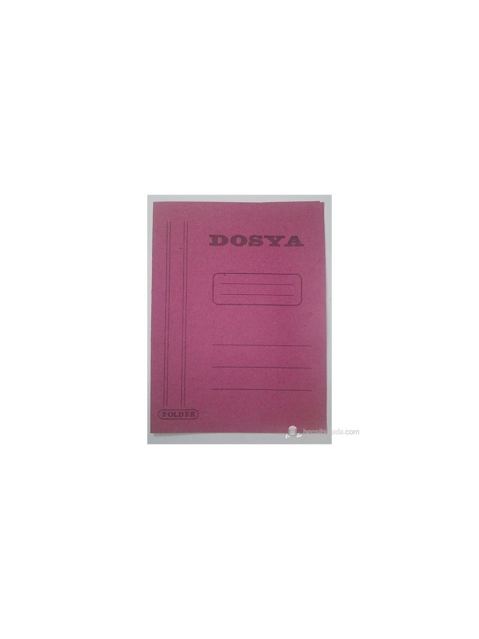 Pembe Karton Dosya Tam Kapak 30 ADET