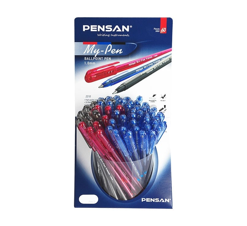 Pensan My Pen Vision Tükenmez Kalem Siyah 25'li