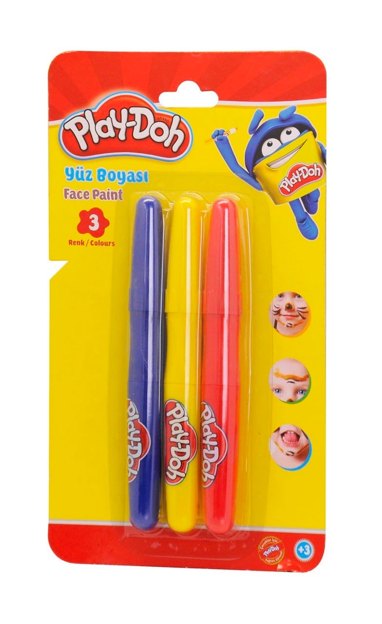 PLAY-DOH YU002 3RENK YÜZ BOYASI 