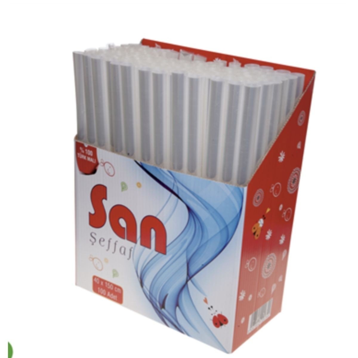 Rulo Jelatin 10'lu  40x150cm Şeffaf