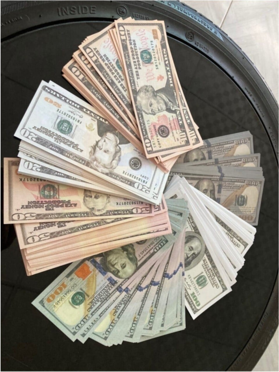 Sahte Dolar Eğitim Parası 10 Dolar 1 Paket