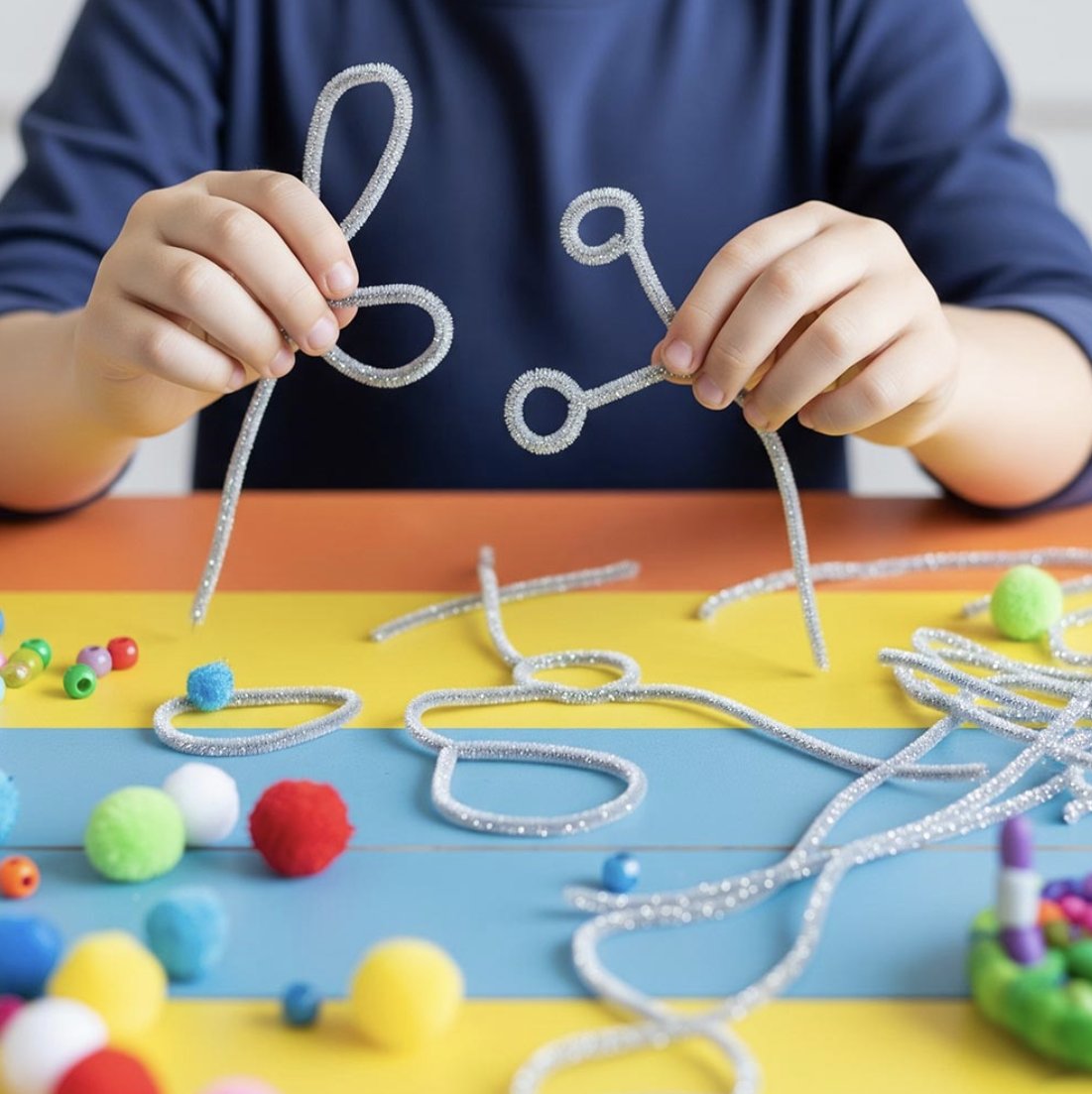 Şönil 30 cm Simli 15'li Karışık