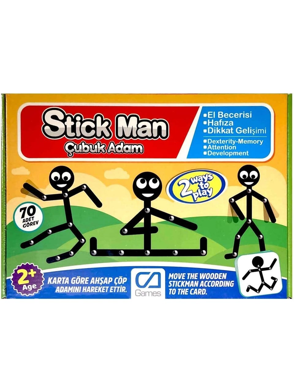 Stick Man Çubuk Adam Kutu Oyunu