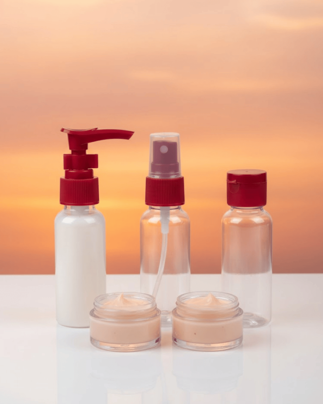 30 ml 5’li Seyahat Banyo Şişe Seti Sızdırmaz Tasarım
