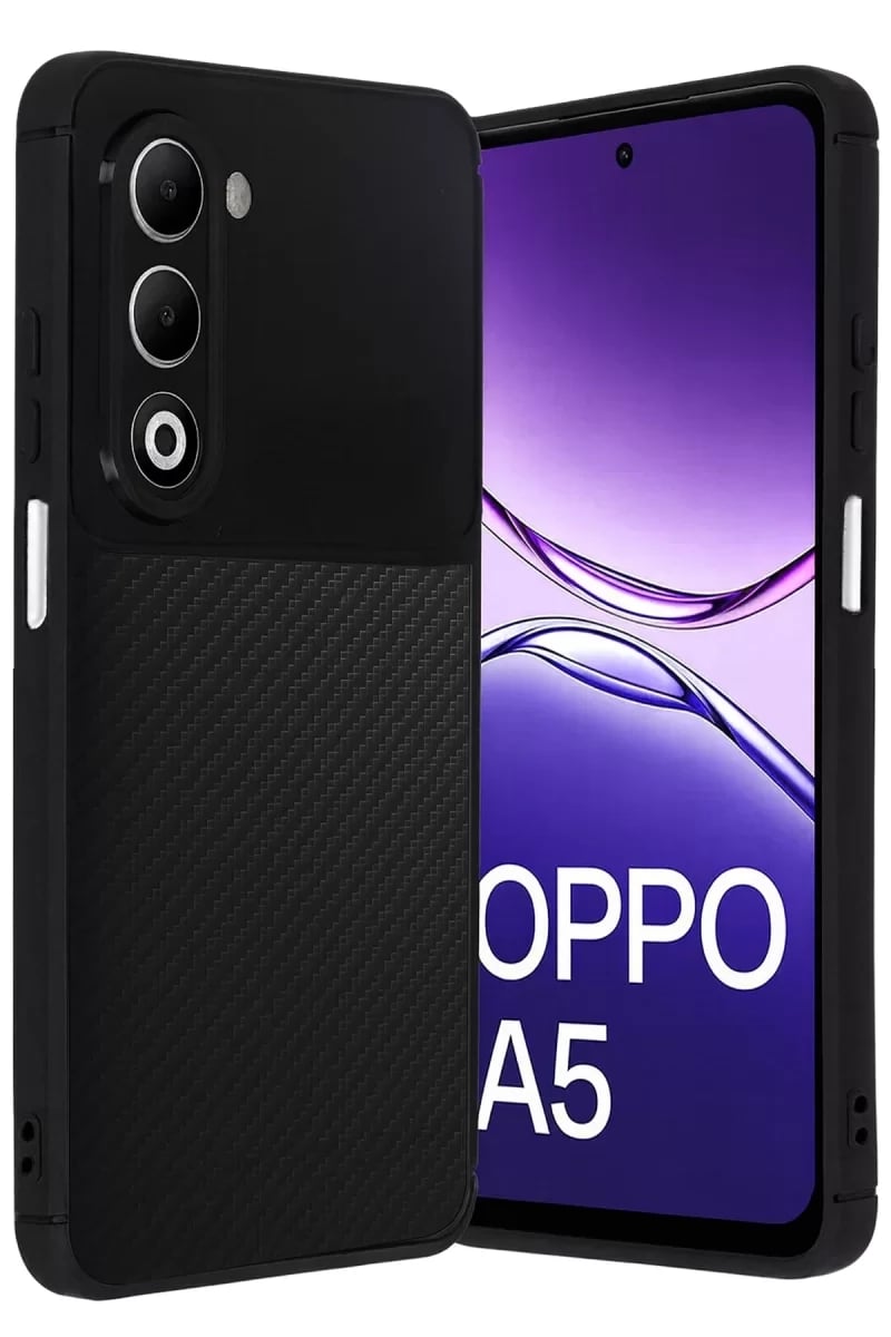 A5 4G Auto Focus Karbon Kapak - Siyah