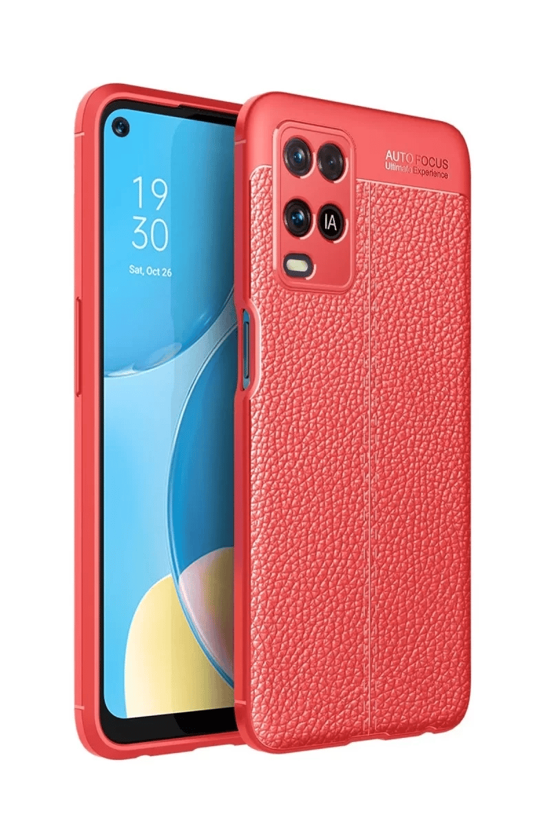 A54 4G Kılıf Auto Focus Kapak - Kırmızı