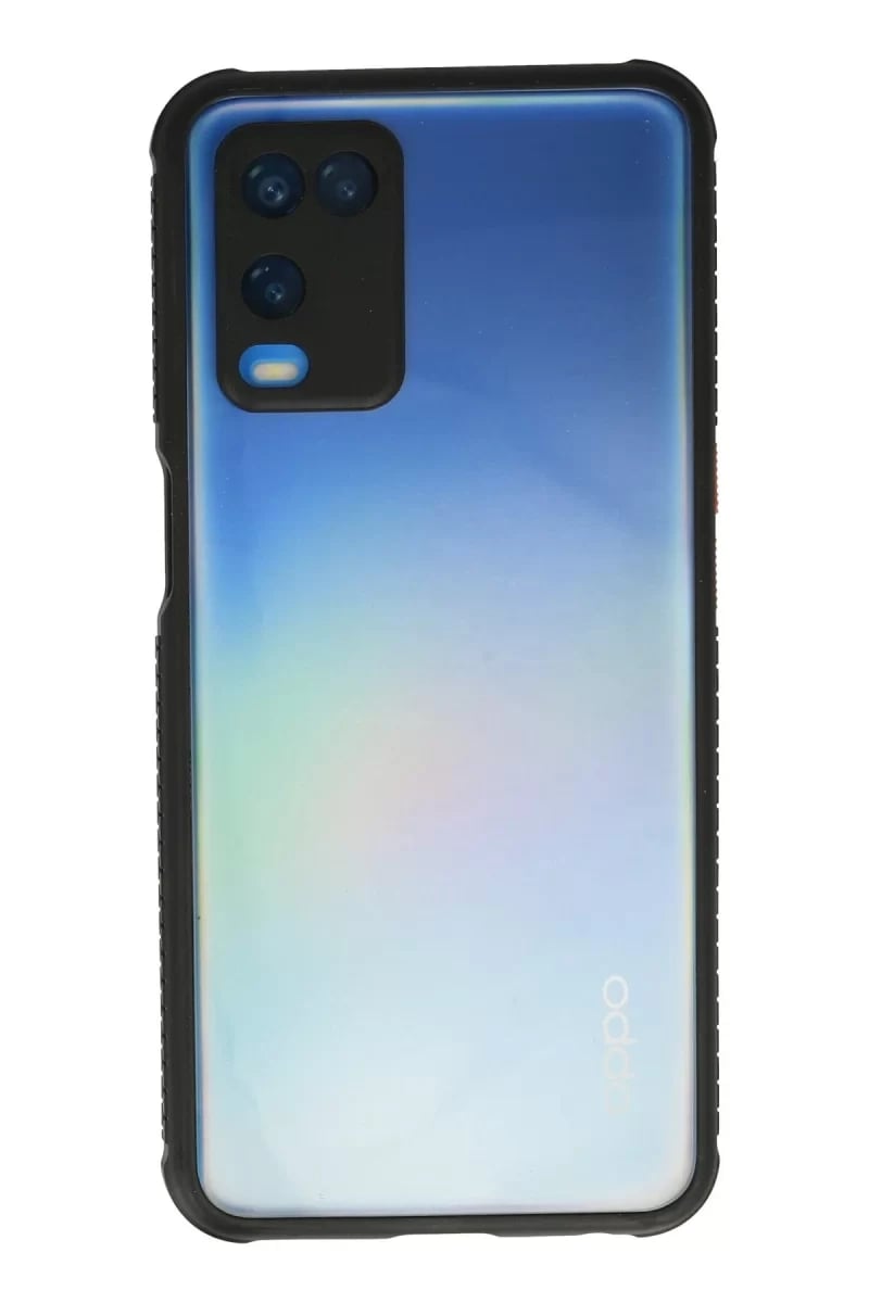 A54 4G Kılıf Miami Şeffaf Silikon - Siyah