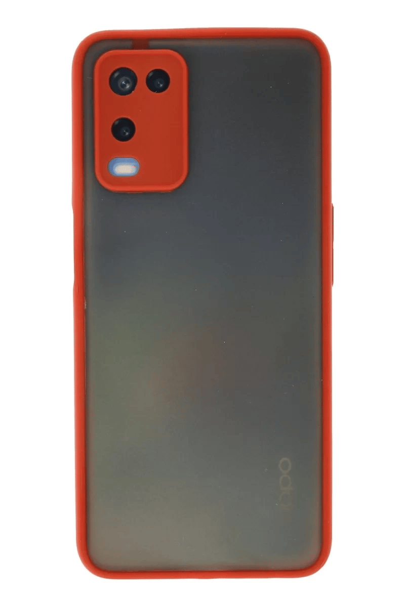 A54 4G Kılıf Montreal Silikon Kapak - Kırmızı