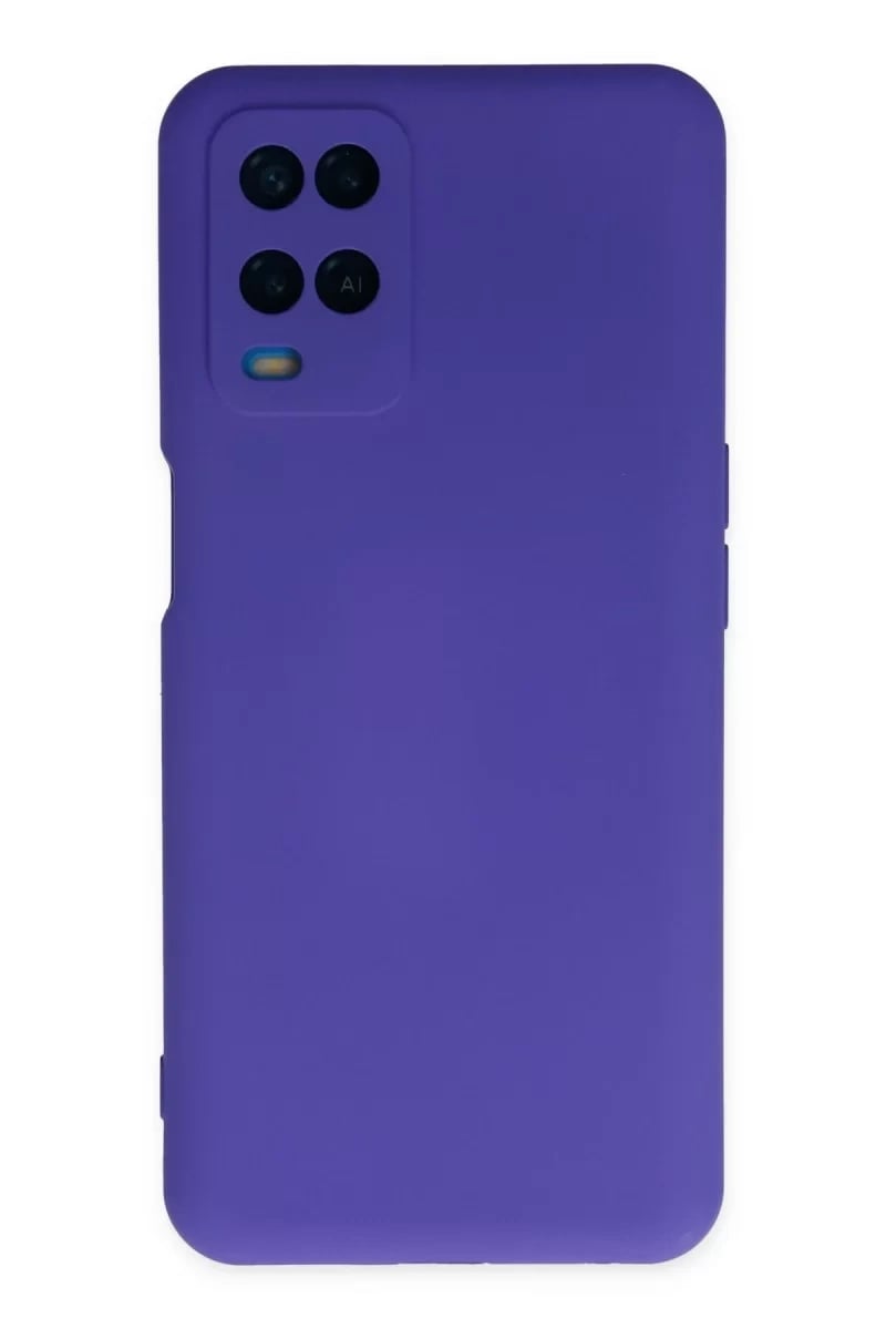 A54 4G Kılıf Nano içi Kadife Silikon - Mor