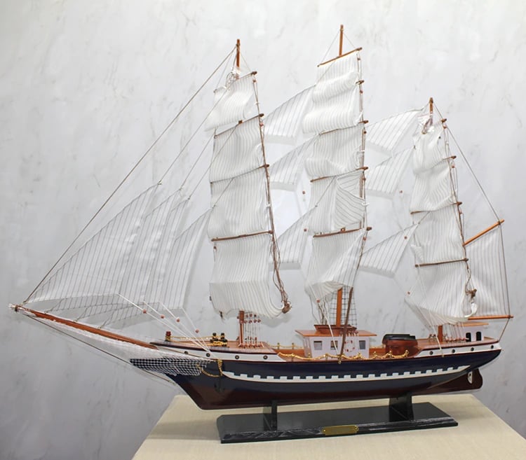 Ahşap Yelken Gemi Model 4