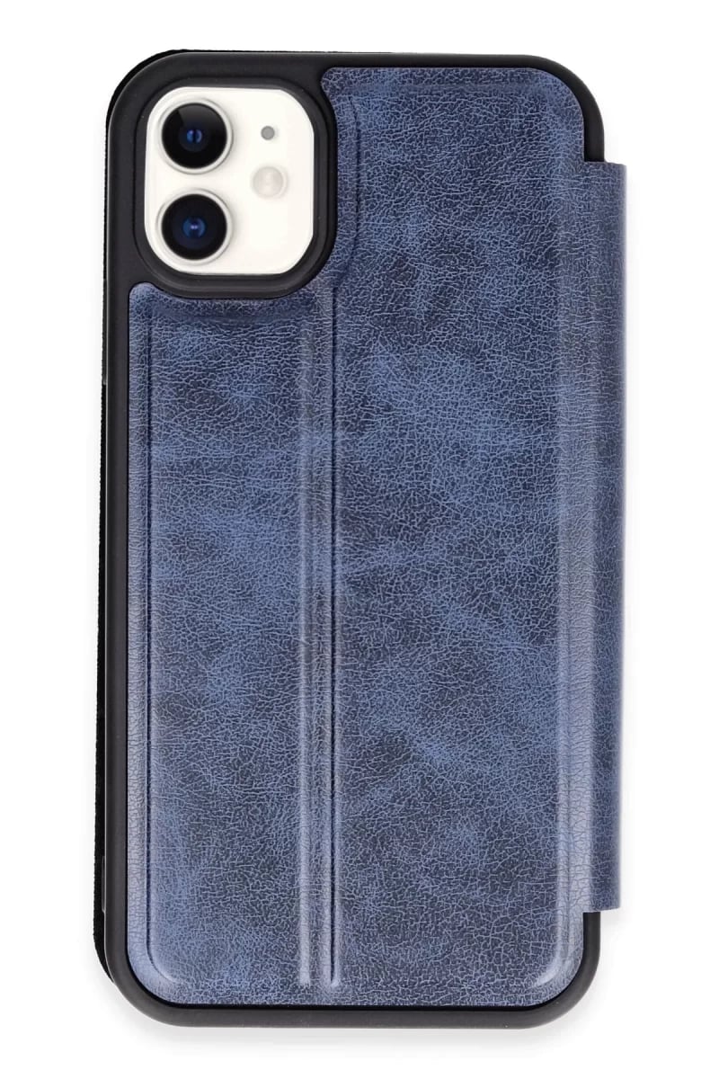 Apple iPhone 11 Kılıf Flip Cover - Lacivert