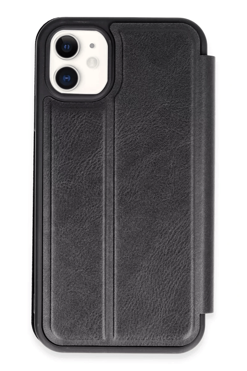 Apple iPhone 11 Kılıf Flip Cover - Siyah