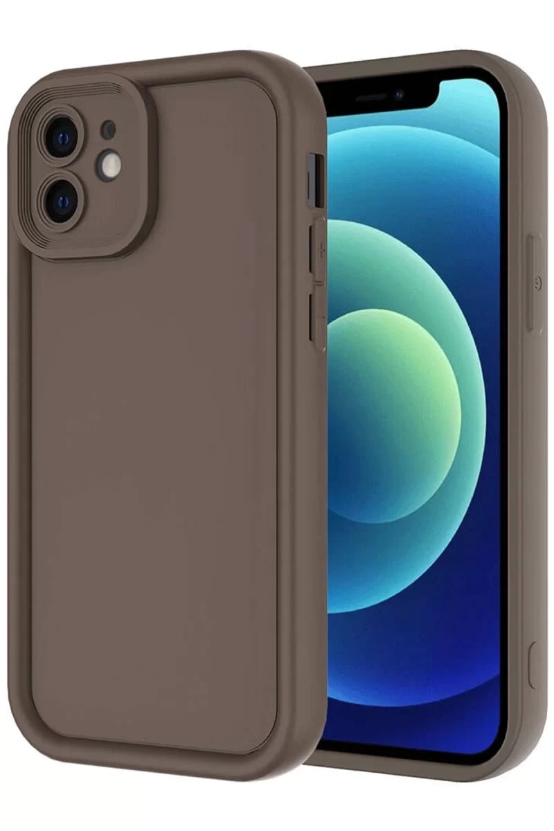 Apple iPhone 11 Kılıf Viera Silikon - Kahverengi