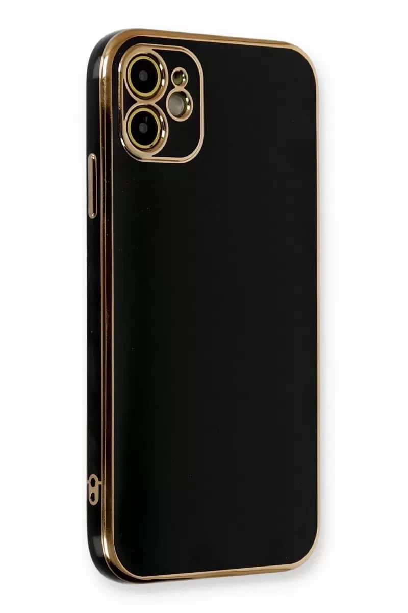 Apple iPhone 11 Kılıf Volet Silikon - Siyah