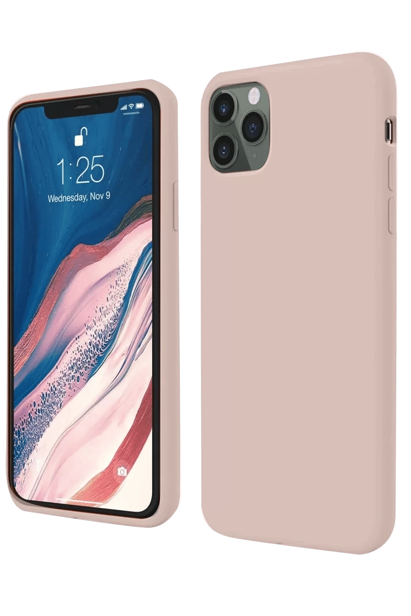 Apple iPhone 11 Pro Kılıf First Silikon - Rose Gold