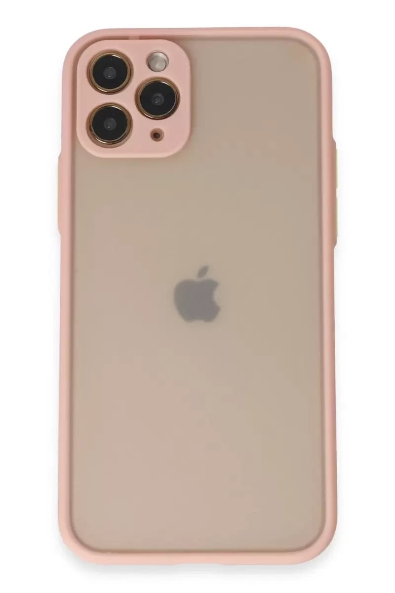 Apple iPhone 11 Pro Kılıf Montreal Silikon Kapak - Pembe