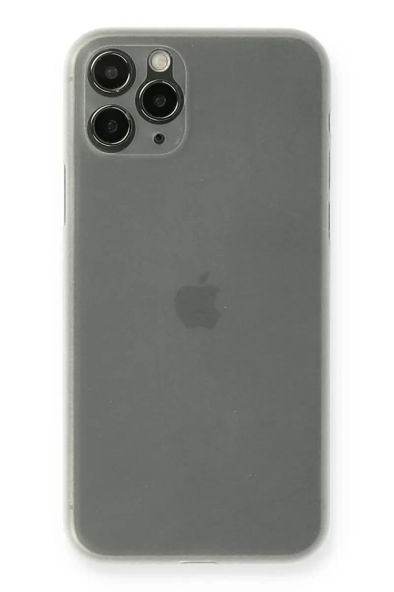 Apple iPhone 11 Pro Kılıf PP Ultra İnce Kapak - Beyaz