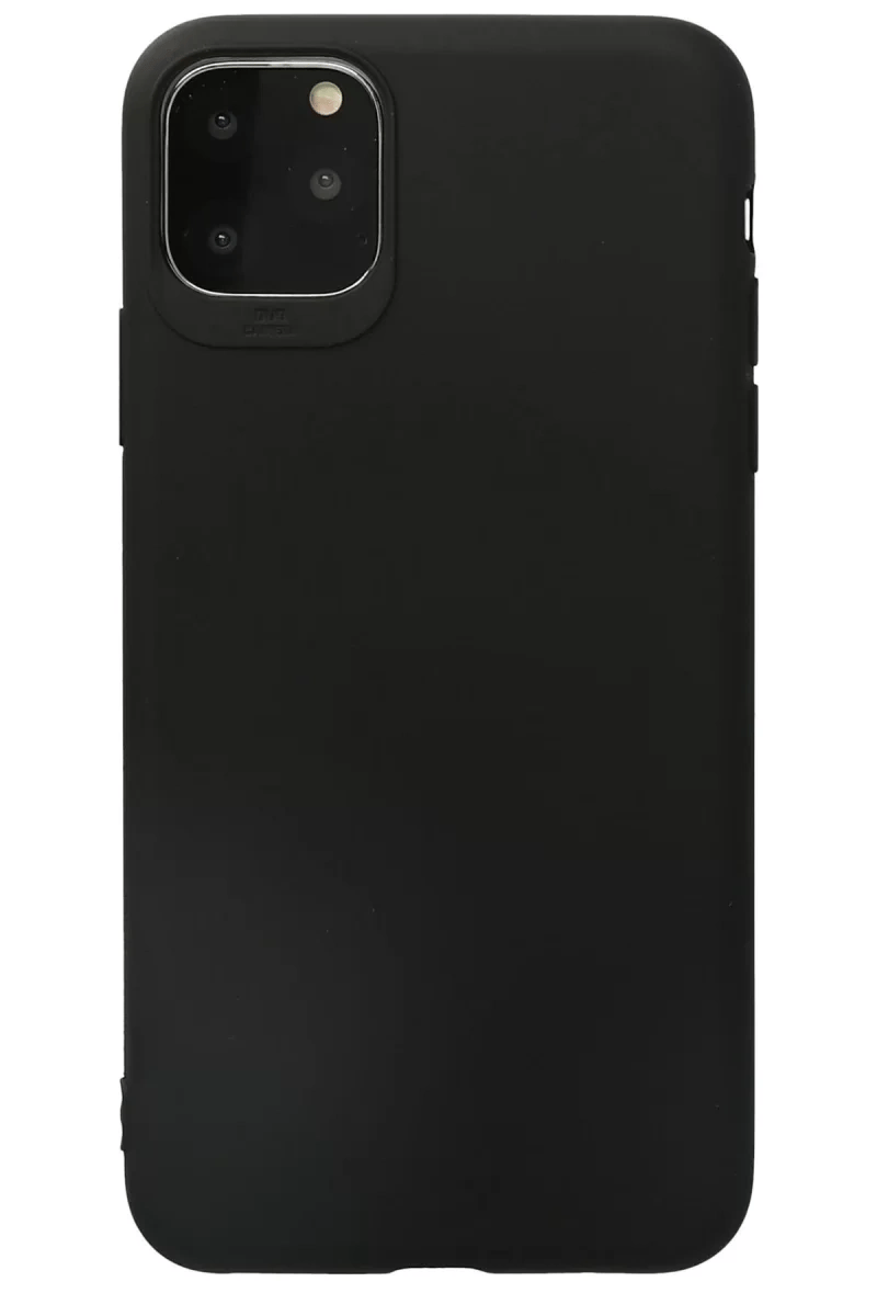 Apple iPhone 11 Pro Max Kılıf First Silikon - Siyah