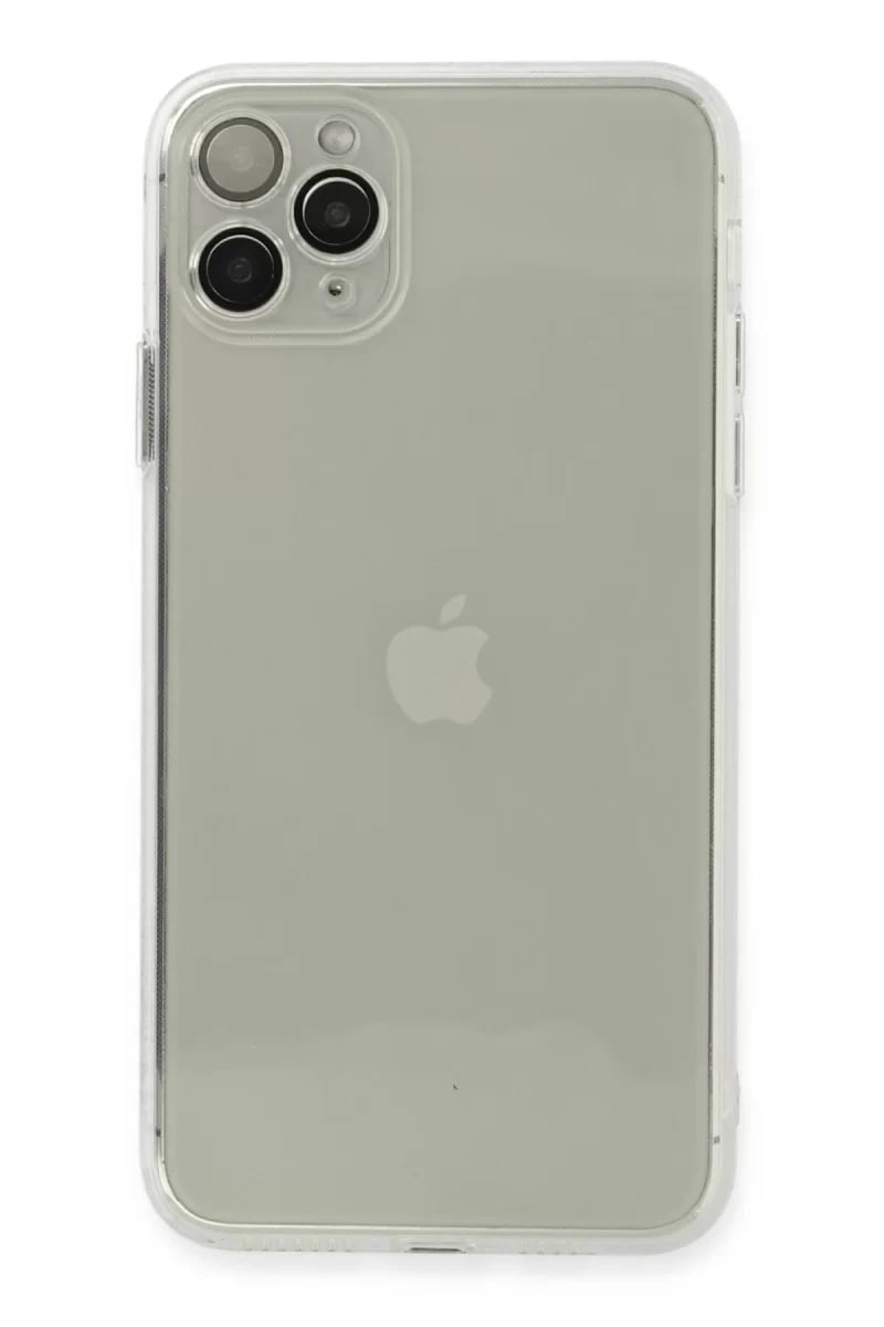 Apple iPhone 11 Pro Max Kılıf Fly Lens Silikon - Şeffaf