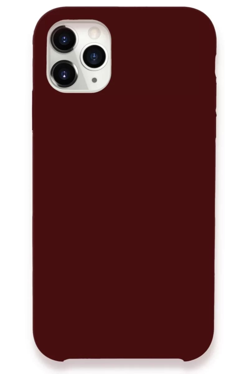Apple iPhone 11 Pro Max Kılıf Lansman Legant Silikon - Bordo