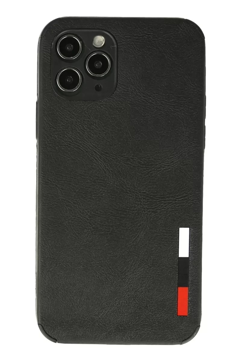 Apple iPhone 11 Pro Max Kılıf Loop Deri Silikon - Siyah