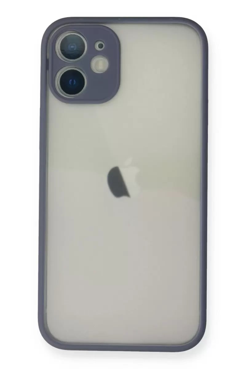 Apple iPhone 11 Pro Max Kılıf Montreal Silikon Kapak - Gri