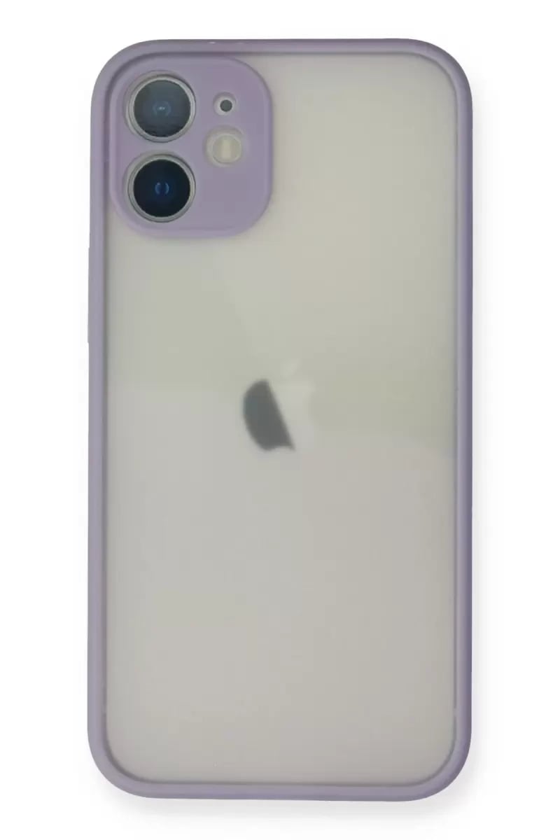 Apple iPhone 11 Pro Max Kılıf Montreal Silikon Kapak - Mor