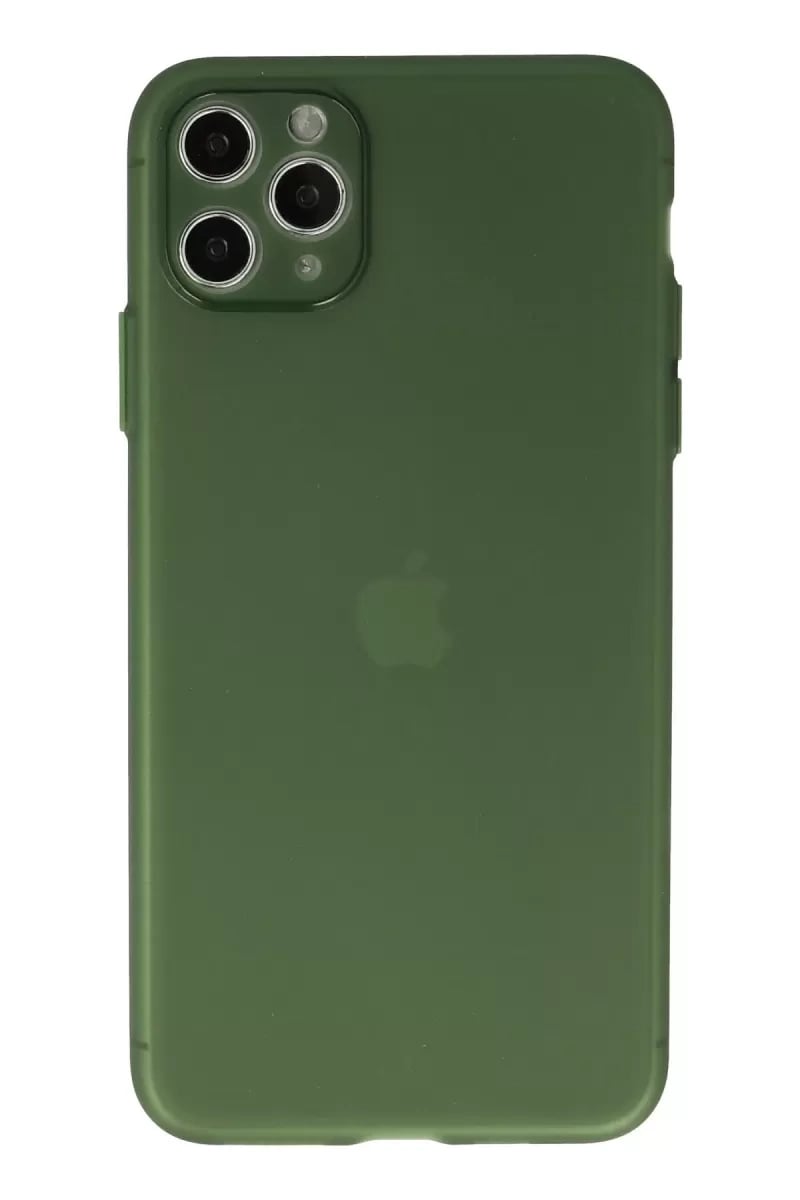 Apple iPhone 11 Pro Max Kılıf Puma Silikon - Yeşil