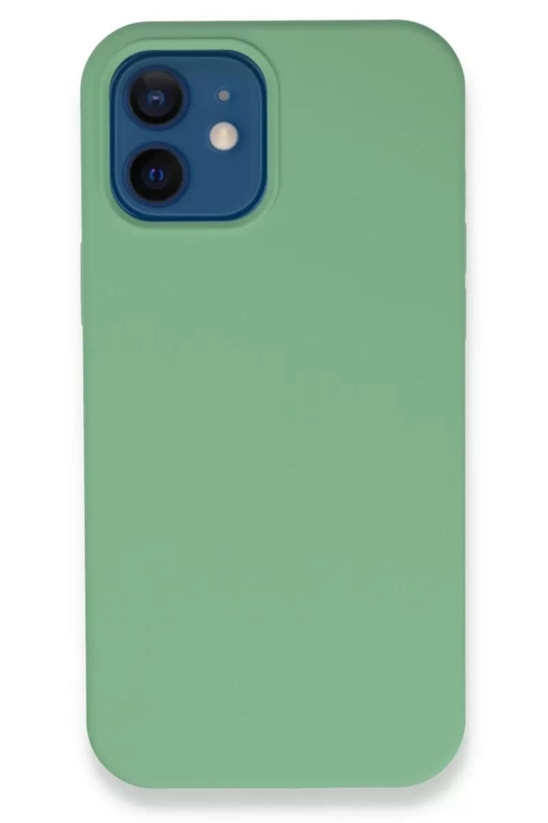 Apple iPhone 12 Kılıf Lansman Legant Silikon - Yeşil