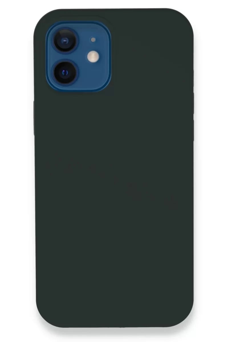 Apple iPhone 12 Kılıf Lansman Legant Silikon - Koyu Yeşil