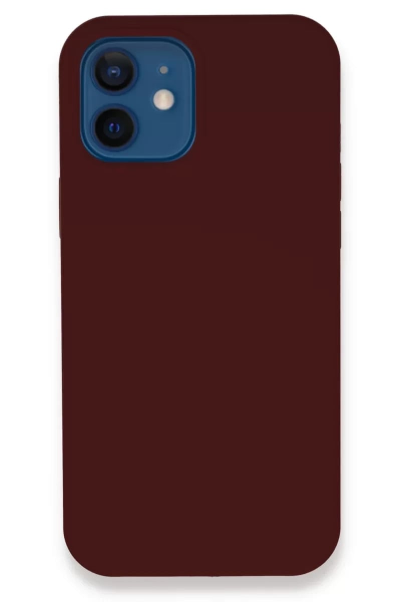 Apple iPhone 12 Kılıf Lansman Legant Silikon - Bordo