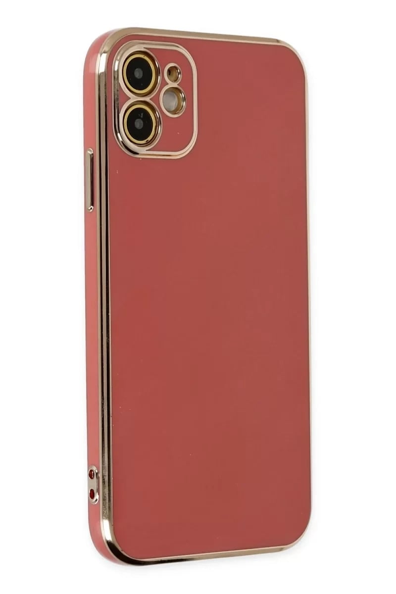 Apple iPhone 12 Kılıf Volet Silikon - Kırmızı