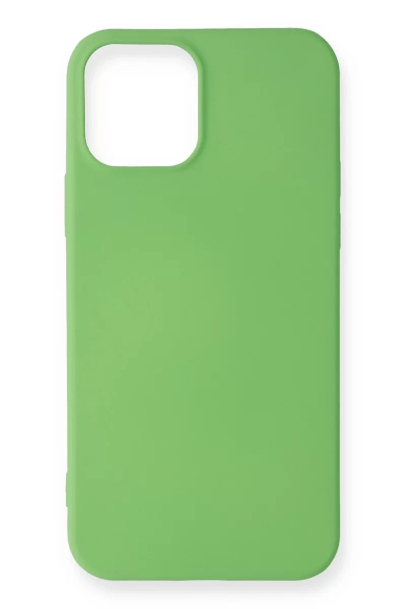 Apple iPhone 12 Mini Kılıf First Silikon - Yeşil